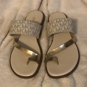 Michael Kors Gold Sandals